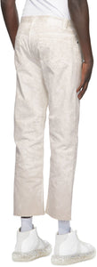 Maison Margiela White Denim Marble Wash Jeans