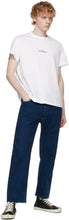 Maison Margiela White Distorted Logo T-Shirt