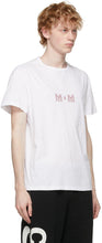 Maison Margiela White Embroidered Logo T-Shirt