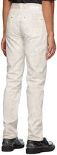 Maison Margiela White Marble Jeans