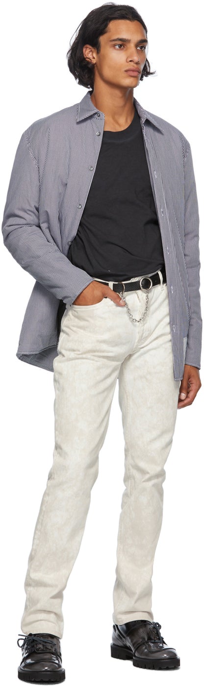 Maison Margiela White Marble Jeans