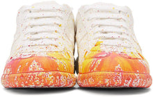 Maison Margiela White Paint Drop Replica Sneakers