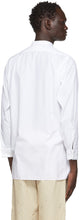 Maison Margiela White Poplin Collarless Shirt