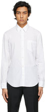 Maison Margiela White Poplin 'Memory Of' Shirt - MAISON MARGIELA BLANCHE POPLIN 'MEMORE DE' CHEMISE - Maison Margiela White Poplin 'Memory of'Shirt.