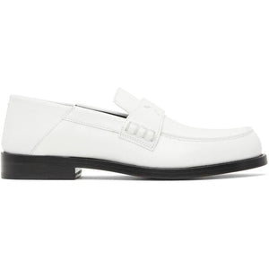 Maison Margiela White Slip-On Loafers