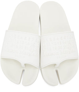 Maison Margiela White Tabi Slides