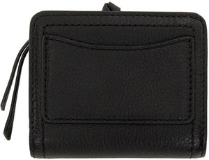 Marc Jacobs Black Mini Softshot Compact Wallet Marc Jacobs