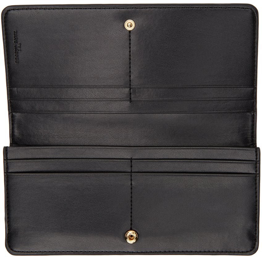 Marc Jacobs Black 'The Bold' Open Face Wallet