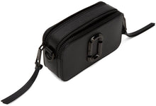 Marc Jacobs Black 'The Logo Strap Snapshot' Bag