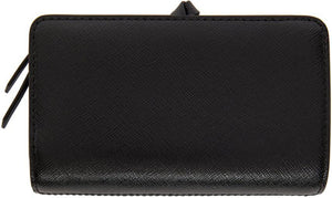 Marc Jacobs Black 'The Snapshot Compact' Wallet