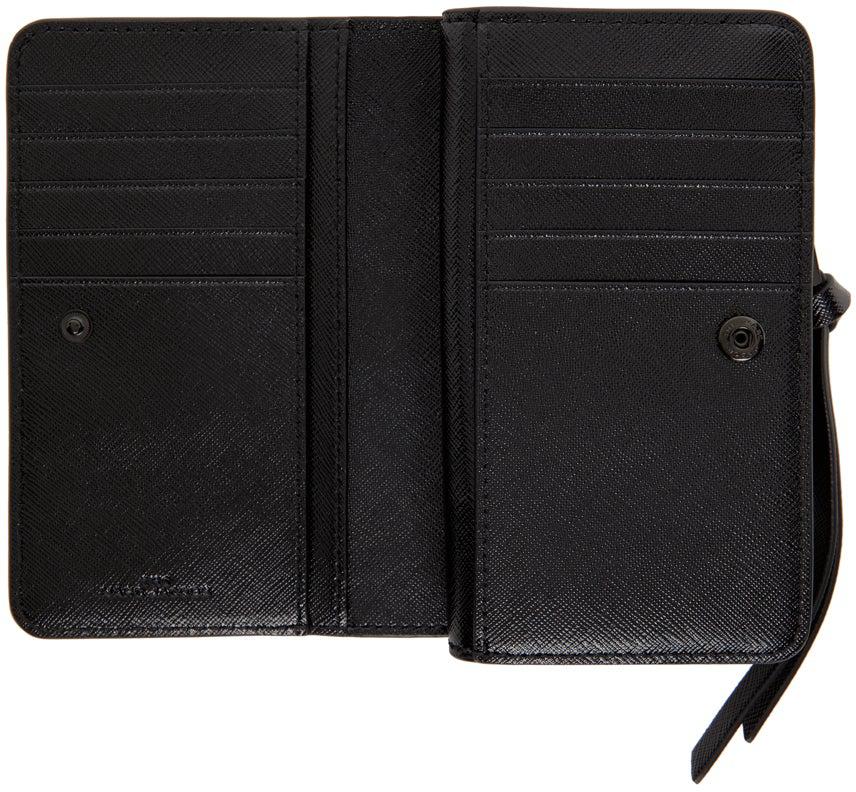 Marc Jacobs Black 'The Snapshot Compact' Wallet