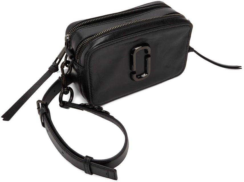 Marc Jacobs Black 'The Snapshot' DTM Shoulder Bag