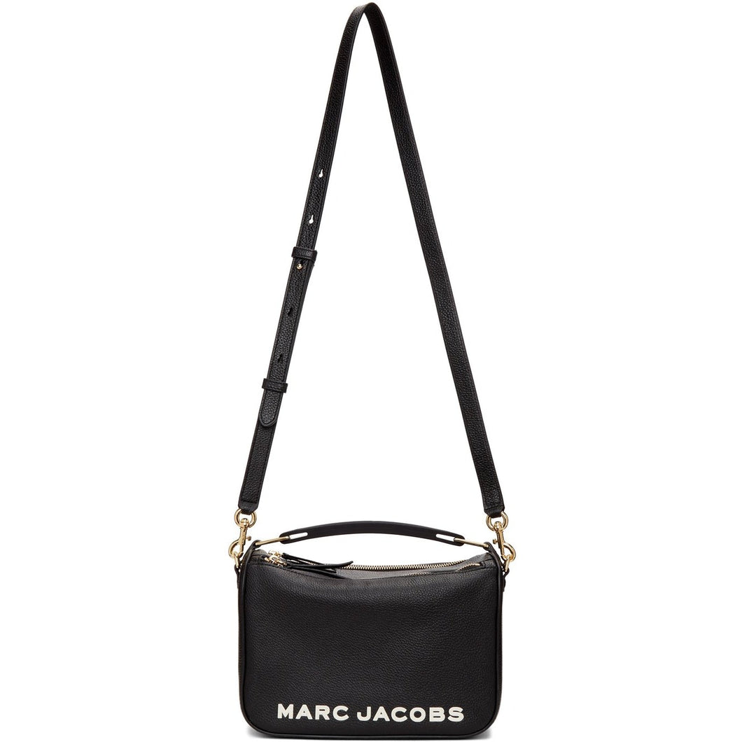 Marc Jacobs Black 'The Softbox 23' Top Handle Bag - Marc Jacobs Black 'the Softbox 23' Sac de poignée supérieure - 마크 제이콥스 블랙 'Softbox 23'탑 핸들 가방