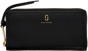 Marc Jacobs Black 'The Softshot' Standard Wallet - Marc Jacobs Black 'the Softshot' portefeuille standard - 마크 제이콥스 블랙 'Softshot'표준 지갑