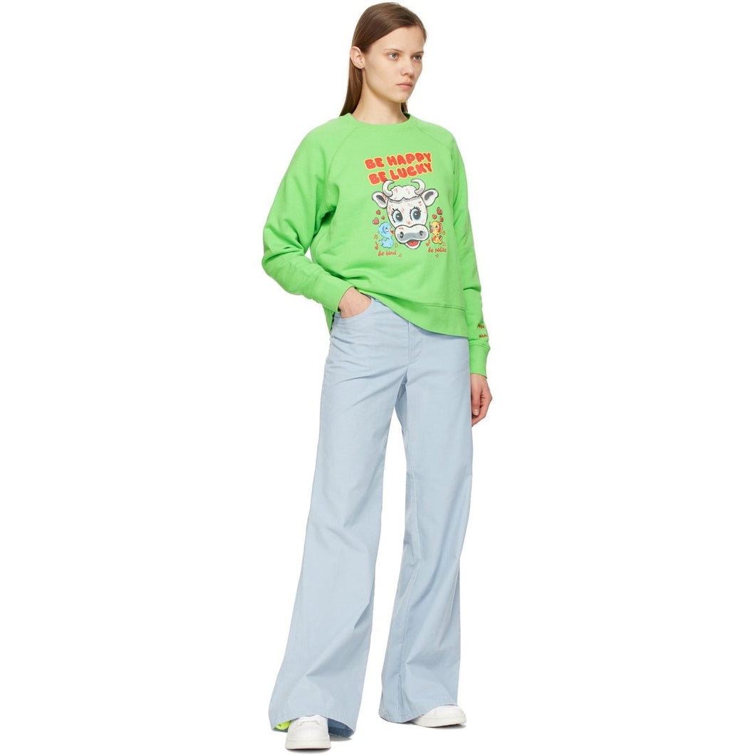 Marc Jacobs Blue Corduroy 'The Flared' Jeans