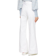 Marc Jacobs White 'The Flared' Jeans
