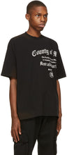 Marcelo Burlon County of Milan Black County Degree Over T-Shirt