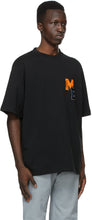 Marcelo Burlon County of Milan Black MB College Over T-Shirt