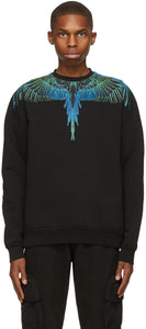Marcelo Burlon County of Milan Black Wings Sweatshirt - Sweat-shirt de Milan Black Wings County of Milan Burlon - Marcelo Burlon County of Milan Black Wings Sweatshirt