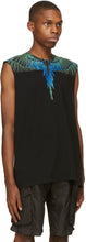 Marcelo Burlon County of Milan Black Wings Tank Sleeveless T-Shirt