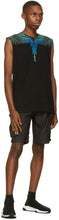 Marcelo Burlon County of Milan Black Wings Tank Sleeveless T-Shirt