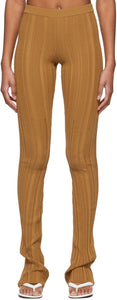 Marco Rambaldi SSENSE Exclusive Brown Knit Lounge Pants - Marco Rambaldi Ssense Ssense Pantalon Lounde Brown Brown Brown - Marco Rambaldi Ssense 독점적 인 갈색 니트 라운지 바지