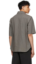 Margaret Howell Grey Odd Pocket Short Sleeve Shirt