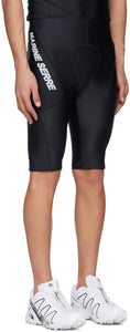 Marine Serre Black Sea Skin Logo Training Shorts