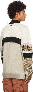 Marine Serre Multicolor Regenerated MÃ©lange Sweater