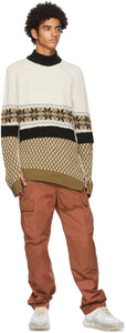 Marine Serre Multicolor Regenerated MÃ©lange Sweater