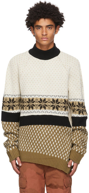 Marine Serre Multicolor Regenerated MÃ©lange Sweater - Marine Serre Multicolor régénéré Sweater Mérange - 해양 Serre 여러 가지 빛깔의 재생 된 mÃ © lange sweater.