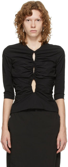 Markoo Black 'The Triple Loop' T-Shirt - Markoo Black 'The Triple Boop' T-shirt - Markoo Black 'Triple Loop'티셔츠