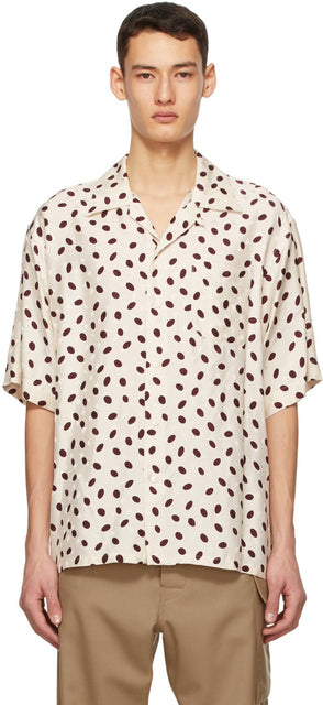 Marni Beige Bubble Short Sleeve Shirt - Chemise à manches courtes Bubble Beige Marni - 마르니 베이지 거품 짧은 소매 셔츠