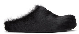 Marni Black Calf-Hair Fussbett Loafers - Marni Black Colf-Cheveux Fussbett Mocassins - 마르니 블랙 송아지 머리 fussbett 로퍼