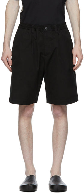 Marni Black Darted Bermuda Shorts - Short de Bermudes Darte Black Marni - Marni Black Darted Bermuda 반바지