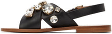 Marni Black Embellished Sandals