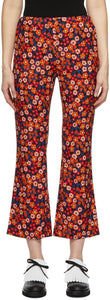 Marni Black Pop Garden Print Pyjama Trousers - Pantalon PAJAMA POJAMA POJAME POP POP MARNI - 마르니 블랙 팝 정원 인쇄 파자마 바지