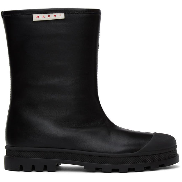 Marni Black Pull-On Boots