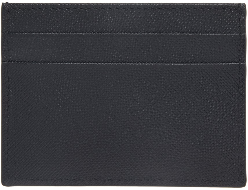 Marni Black Saffiano Card Holder