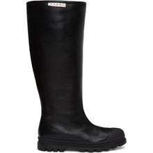 Marni Black Tall Pull-On Boots