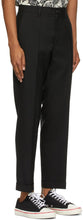 Marni Black Wool Cuffed Trousers