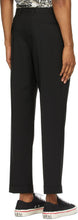 Marni Black Wool Cuffed Trousers