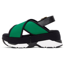 Marni Green Wedge Sandals