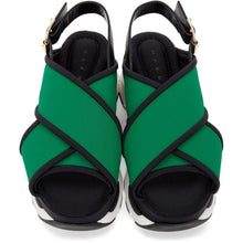 Marni Green Wedge Sandals