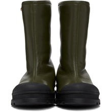 Marni Khaki Pull-On Boots