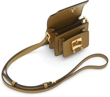 Marni Khaki Saffiano Micro Trunk Bag