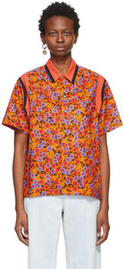 Marni Multicolor Pop Garden Short Sleeve Shirt - Chemise à manches courtes de jardin Pop multicolore Marni - Marni Multicolor 팝 정원 짧은 소매 셔츠
