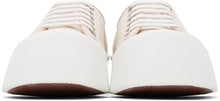 Marni Off-White Canvas Pablo Sneakers