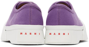 Marni Purple Canvas Pablo Sneakers