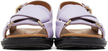 Marni Purple Fussbett Sandals